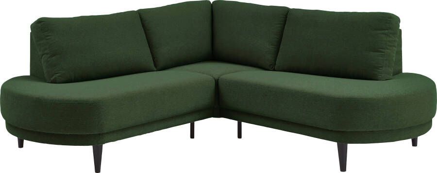 ATLANTIC home collection Hoekbank Ronny L-vorm optioneel in beige met nosagvering - Foto 5