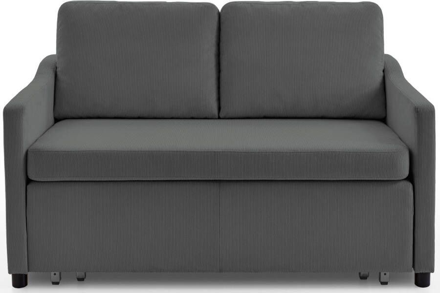 ATLANTIC home collection Slaapbank Anella met cordbekleding met slaapfunctie vrij plaatsbaar - Foto 7
