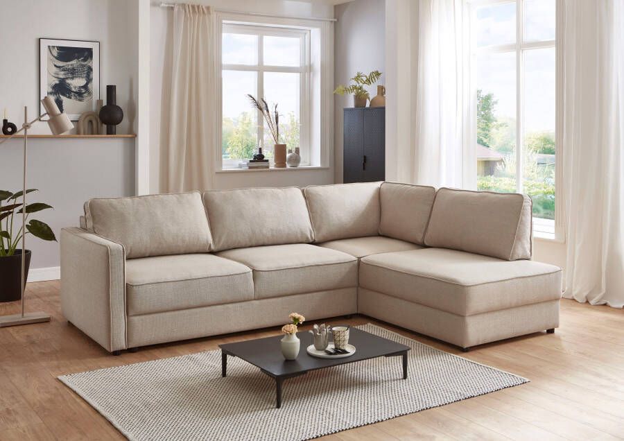 ATLANTIC home collection Slaapbank Chill Hoekbank met slaapfunctie en bedlade - Foto 10