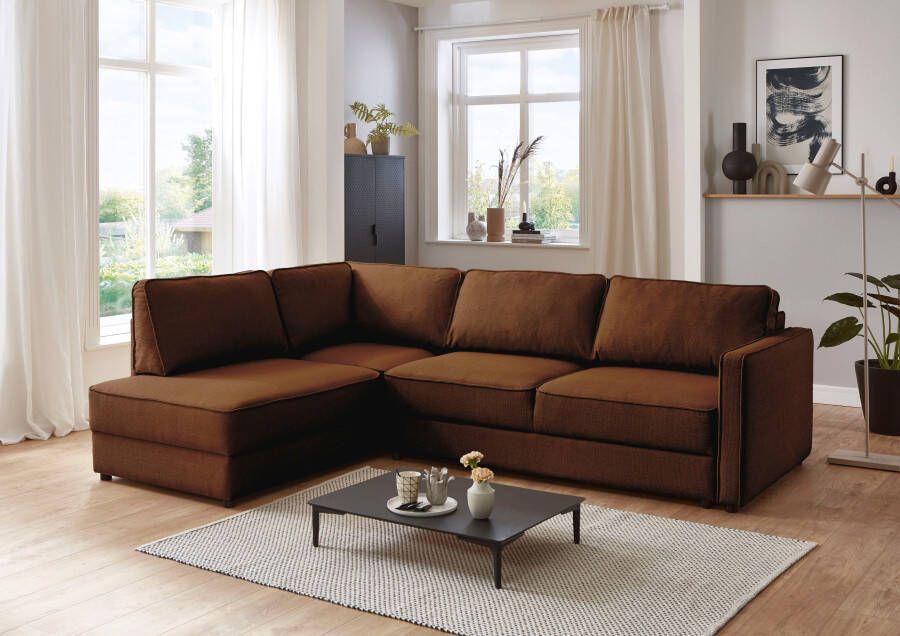 ATLANTIC home collection Slaapbank Chill Hoekbank met slaapfunctie en bedlade - Foto 10