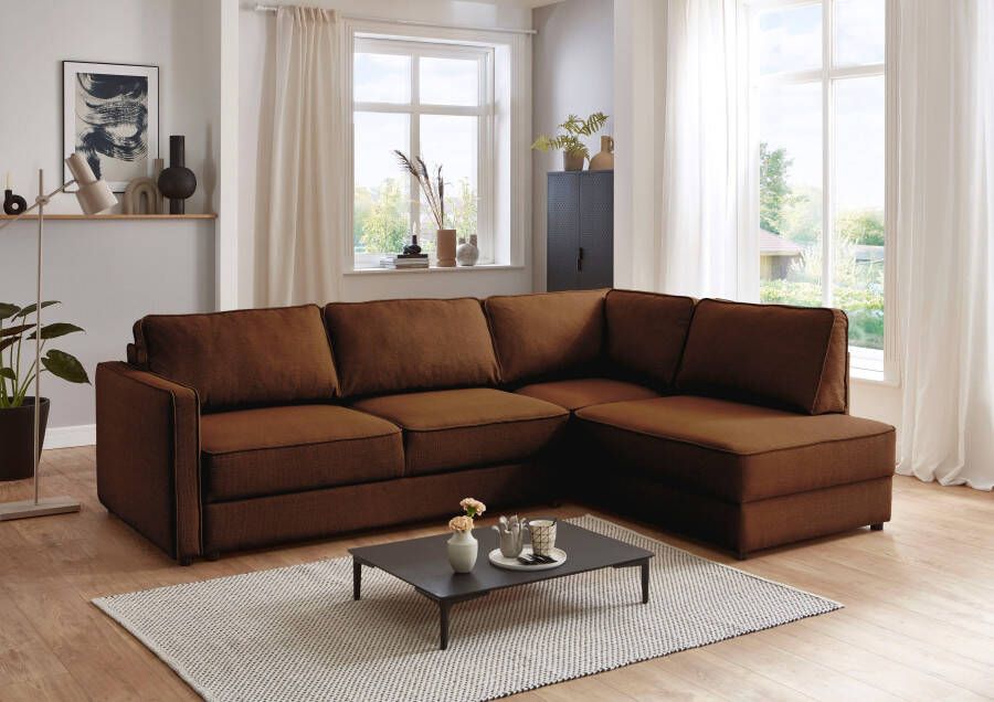ATLANTIC home collection Slaapbank Chill Hoekbank met slaapfunctie en bedlade - Foto 10