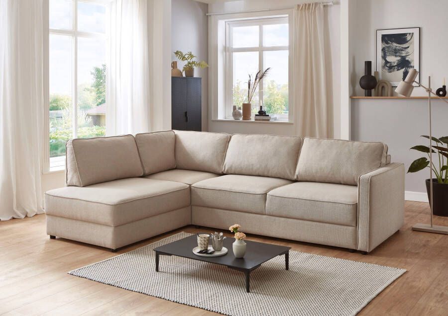 ATLANTIC home collection Slaapbank Chill Hoekbank met slaapfunctie en bedlade - Foto 10