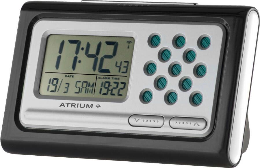 Atrium Radiografische wekker A310-7 Digitale wekker quartz wekker slaapkamer spraakuitvoer senioren - Foto 4