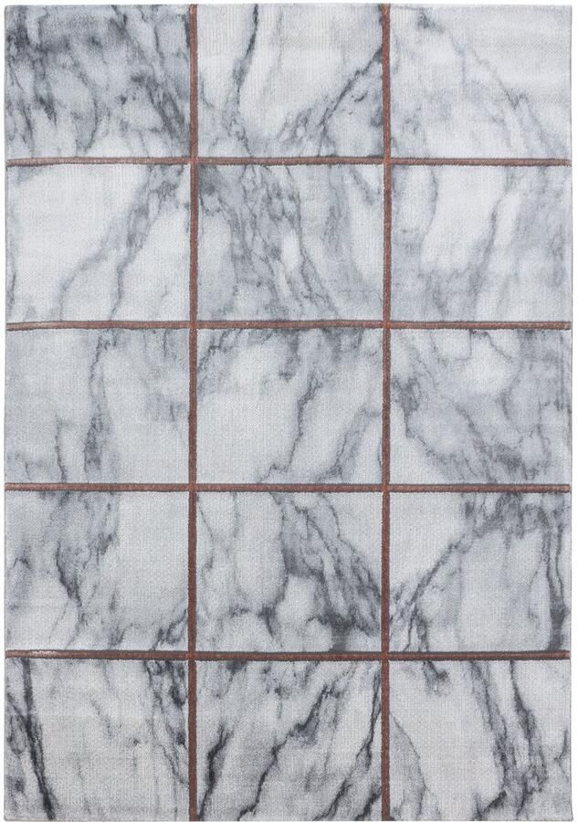 Ayyildiz Teppiche Vloerkleed NAXOS 3816 Loper marmerlook kortpolig woonkamer - Foto 6