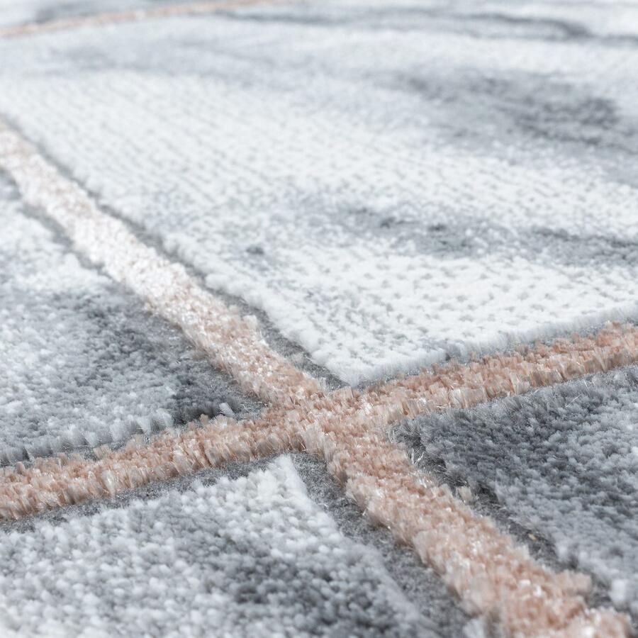 Ayyildiz Teppiche Vloerkleed NAXOS 3816 Loper marmerlook kortpolig woonkamer - Foto 3