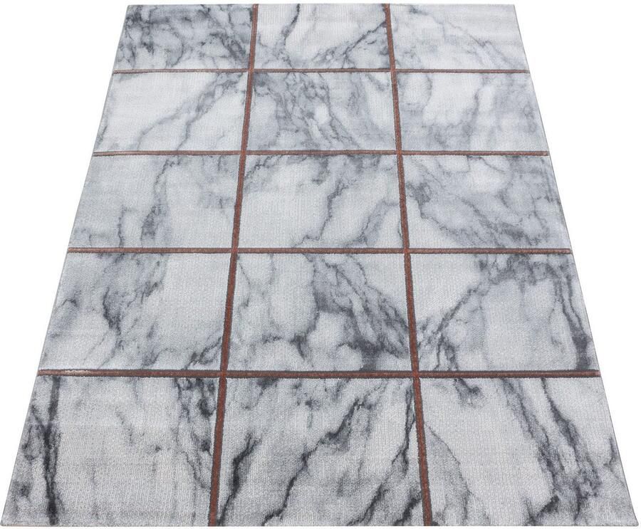 Ayyildiz Teppiche Vloerkleed NAXOS 3816 Loper marmerlook kortpolig woonkamer - Foto 5