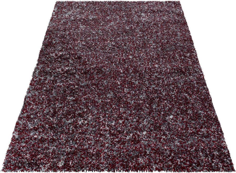 Enjoy Hoogpolig vloerkleed gemêleerd patroon terracotta kleur vloerkleed voor de woonkamer jute achterkant afmeting: 120 cm x 170 cm - Foto 4