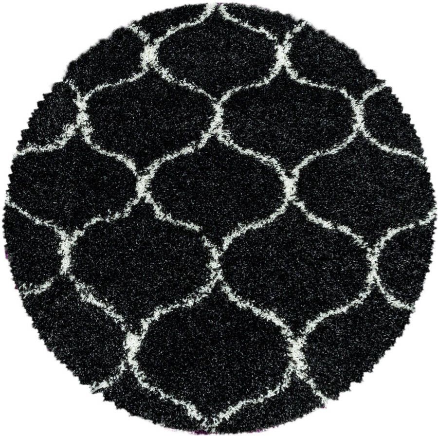 Adana Carpets Rond berber vloerkleed Agadir Circle Antraciet Creme Ø 200cm - Foto 18