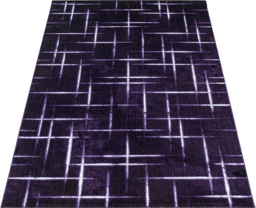 Adana Carpets Modern vloerkleed Streaky Skretch Paars Wit 160x230cm - Foto 7