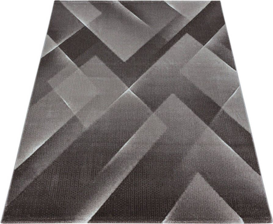 Adana Carpets Modern vloerkleed Streaky Lines Bruin 120x170cm - Foto 6