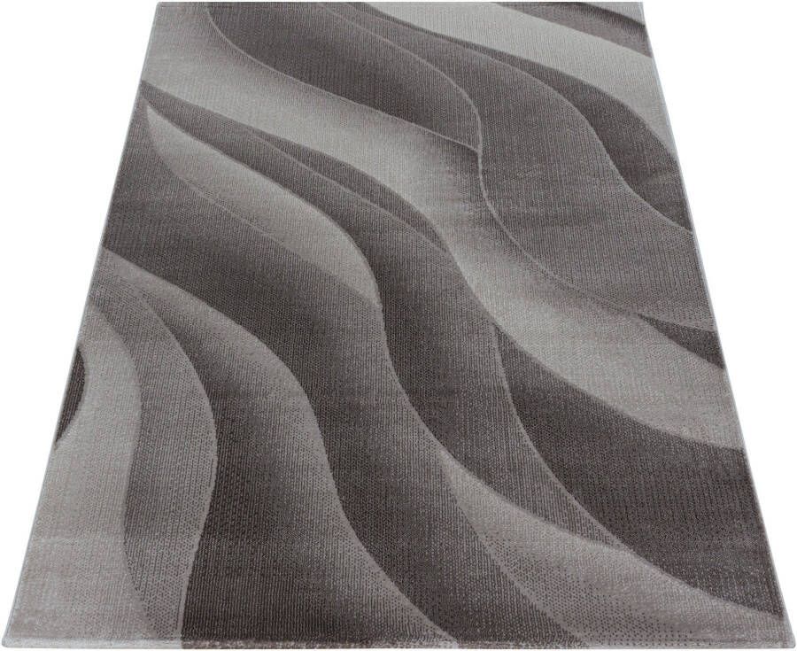 Adana Carpets Modern vloerkleed Streaky Waves Bruin Beige 140x200cm - Foto 7