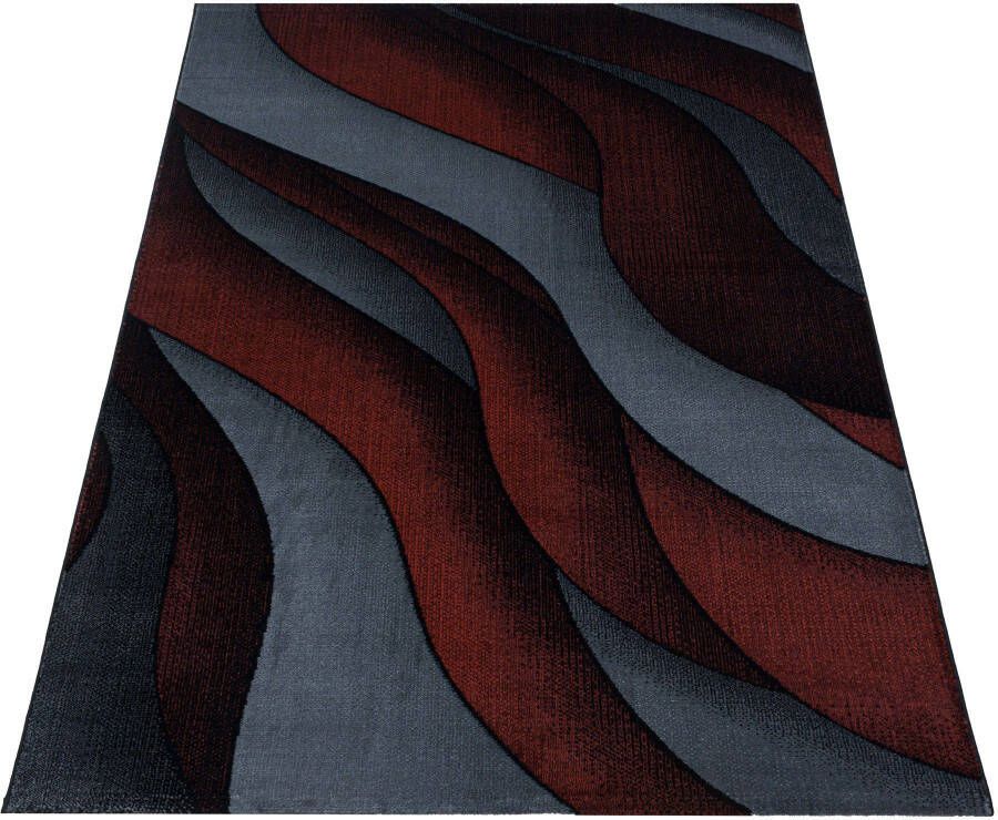 Adana Carpets Modern vloerkleed Streaky Waves Rood Zwart 200x290cm - Foto 2