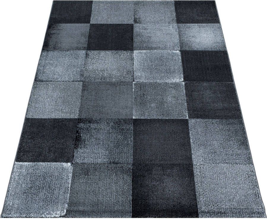 Adana Carpets Modern vloerkleed Streaky Box Zwart Grijs 140x200cm - Foto 7