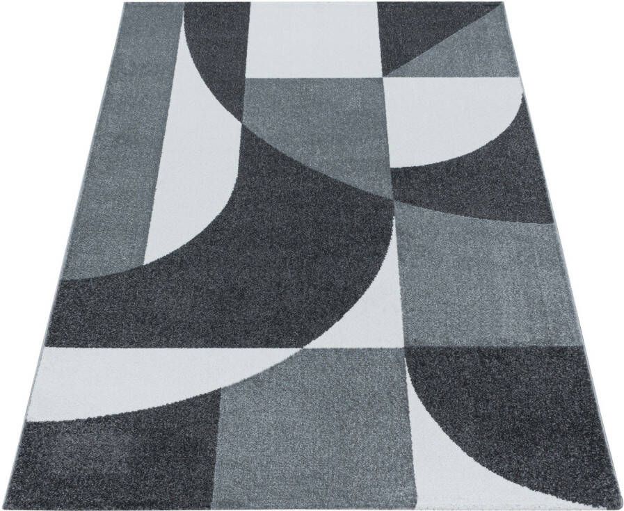 Adana Carpets Retro vloerkleed Stencil Forms Antraciet Grijs 240x340cm - Foto 3