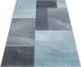 Adana Carpets Retro vloerkleed Stencil Rectangles Blauw Grijs 120x170cm - Thumbnail 2