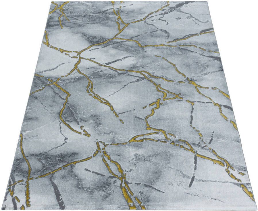 Adana Carpets Modern vloerkleed Marble Branch Grijs Goud 120x170cm - Foto 2