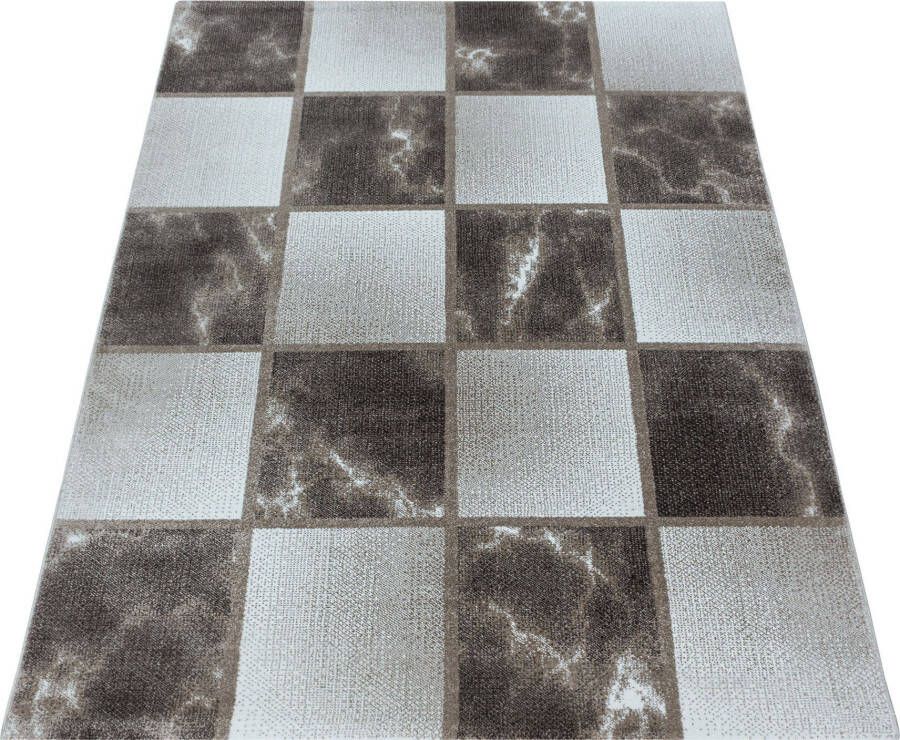 Adana Carpets Modern vloerkleed Optimism Box Taupe Grijs 240x340cm - Foto 7