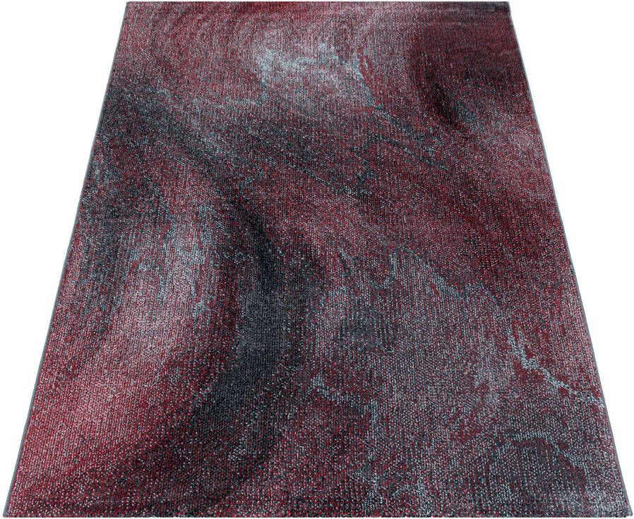 Adana Carpets Modern vloerkleed Optimism Breeze Rood 80x150cm