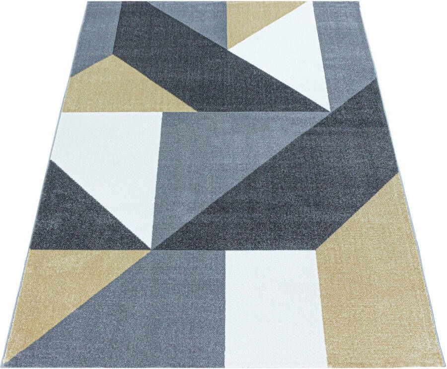 Adana Carpets Modern vloerkleed Optimism Design Geel Grijs 80x150cm - Foto 7