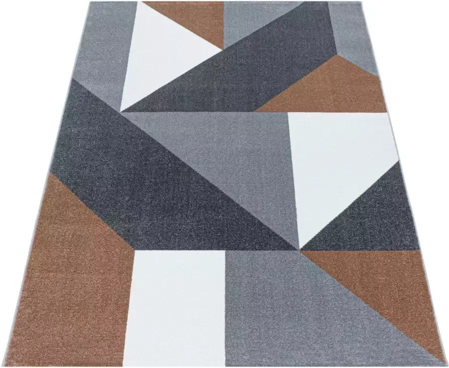 Adana Carpets Modern vloerkleed Optimism Design Bruin Grijs 120x170cm - Foto 3