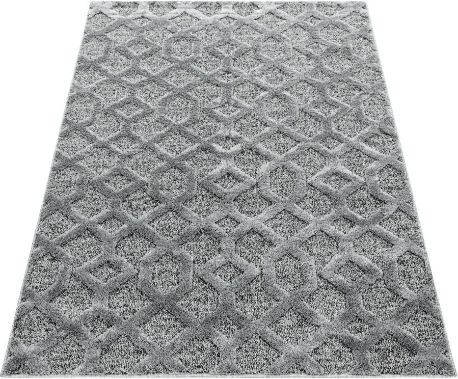 Adana Carpets Scandinavisch vloerkleed Pitea Tile Grijs 120x170cm