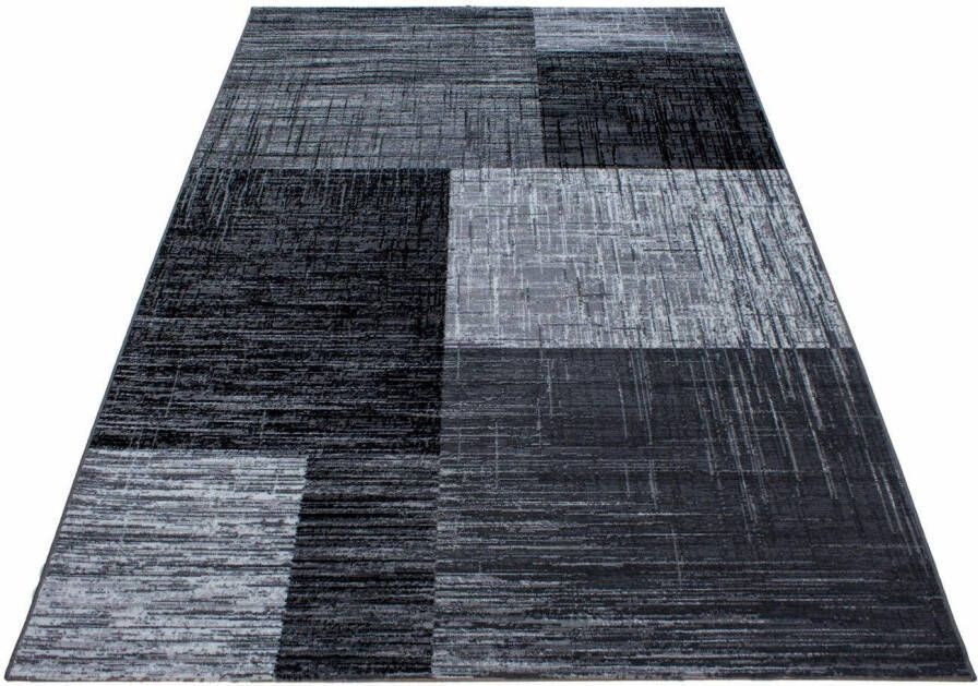 Adana Carpets Modern vloerkleed Plus Zwart 8001 200x290cm