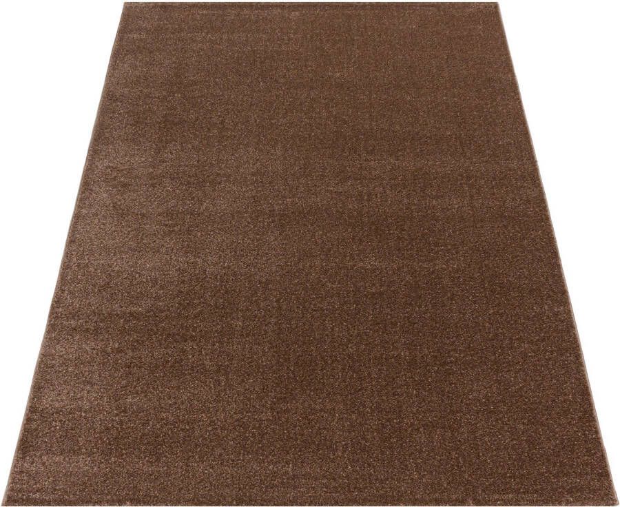 Adana Carpets Laagpolig vloerkleed Smoothly Bruin 120x170cm