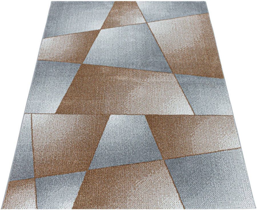 Adana Carpets Laagpolig vloerkleed Smoothly Design Bruin Grijs 120x170cm - Foto 7