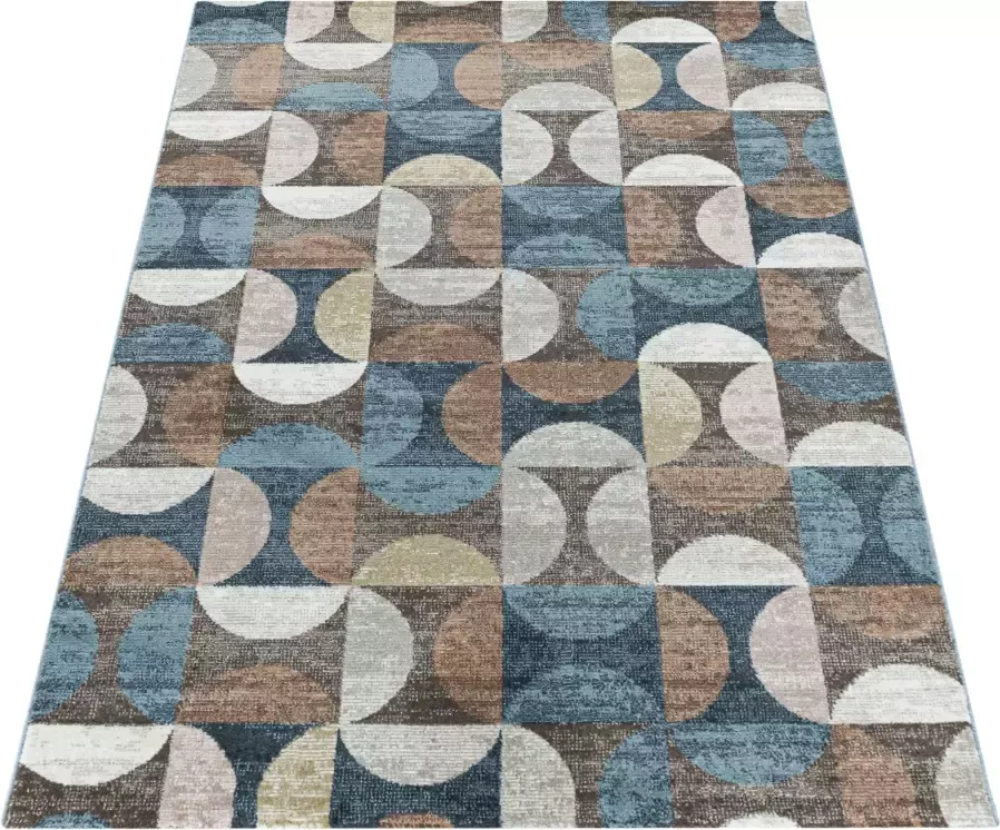 Adana Carpets Modern vloerkleed Regal Circlebox Bruin 120x170cm
