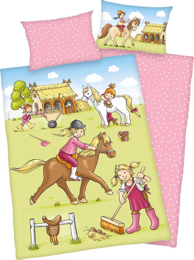 Baby Best Baby-overtrekset Ponyboerderij met kinderlijk motief