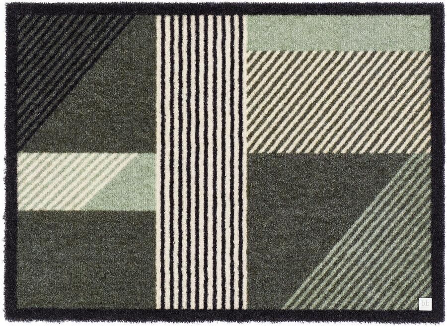 Barbara Becker Mat Sense Made in Belgium Vuilafvangmat modern ontwerp wasbaar ook als loper - Foto 4