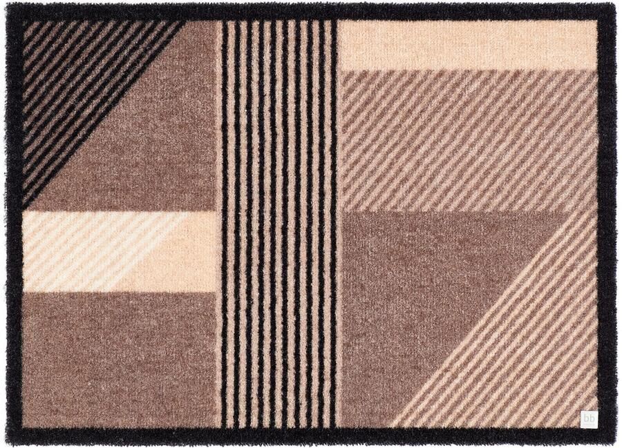 Barbara Becker Mat Sense Made in Belgium Vuilafvangmat modern ontwerp wasbaar ook als loper - Foto 4