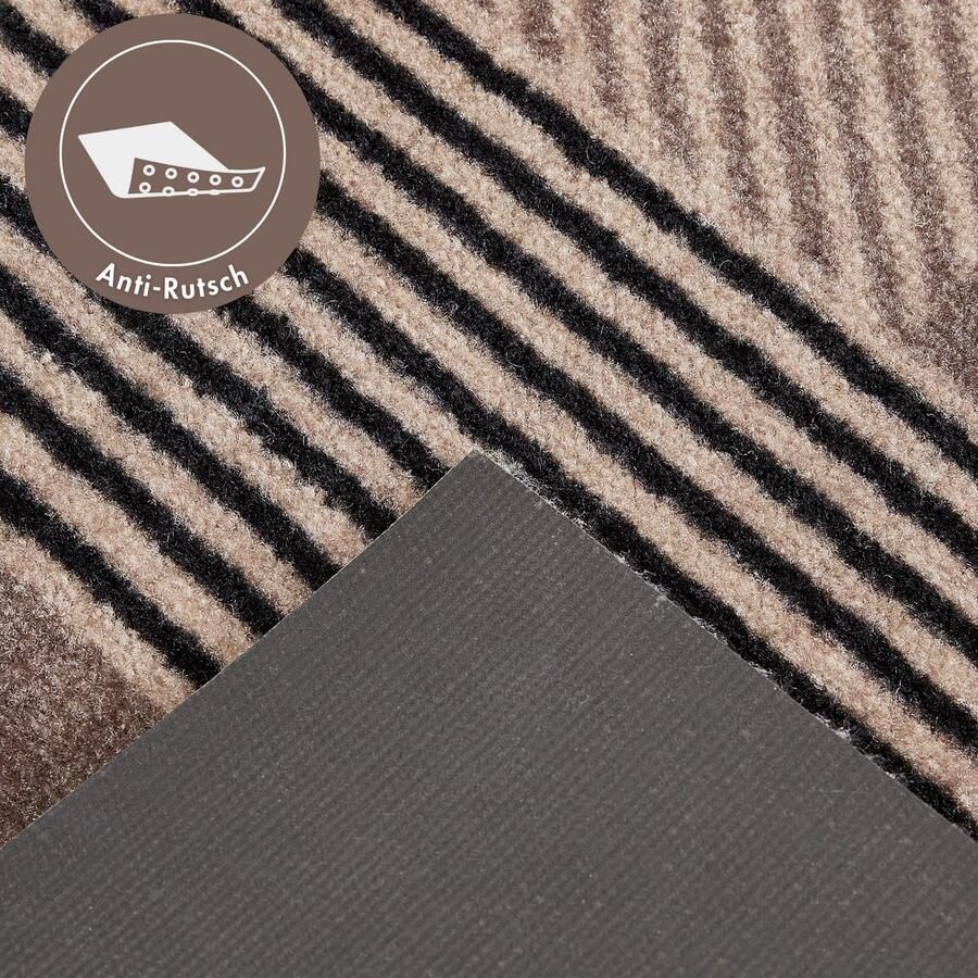 Barbara Becker Mat Sense Made in Belgium Vuilafvangmat modern ontwerp wasbaar ook als loper - Foto 2