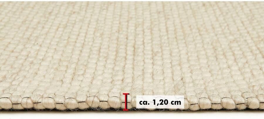 Barbara Becker Vloerkleed Brave Handgeweven materiaal 50% wol 50% viscose met de hand geweven gemêleerde look - Foto 12