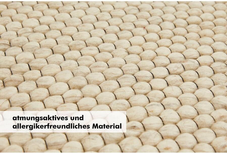 Barbara Becker Vloerkleed Brave Handgeweven materiaal 50% wol 50% viscose met de hand geweven gemêleerde look - Foto 2