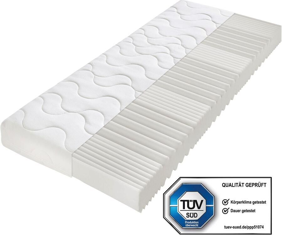 Beco Comfortschuimmatras Double Deluxe matras 20 matras in 90x200 cm en andere afm Matras door de TÜV SÜD getest* meer dan 2.000 5-sterren-beoordelingen! hoogte 20 cm - Foto 7