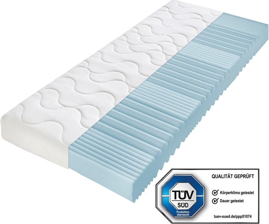 Beco Comfortschuimmatras Double Deluxe matras 20 matras in 90x200 cm en andere afm Matras door de TÜV SÜD getest* meer dan 2.000 5-sterren-beoordelingen! hoogte 20 cm - Foto 7