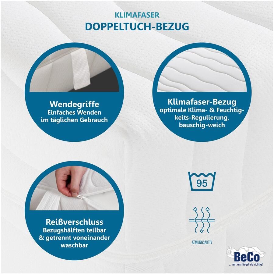 Beco Comfortschuimmatras Grand Majestic matras in luxe hoogte ideaal voor senioren hoogte 32 cm - Foto 2