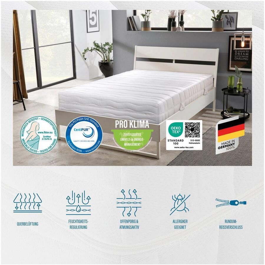 Beco Comfortschuimmatras Grand Majestic matras in luxe hoogte ideaal voor senioren hoogte 32 cm - Foto 4