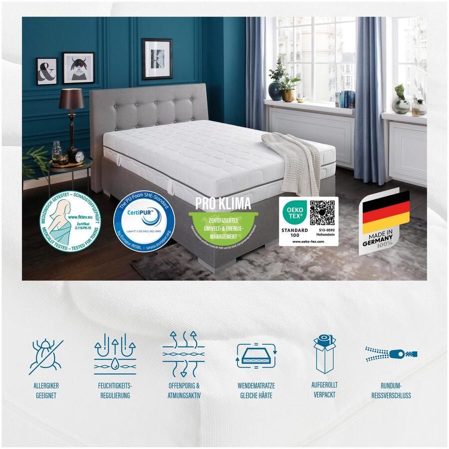 Beco Comfortschuimmatras Grand Master in 3 hardheden slapen als in een luxe hotel voor een sensationele prijs hoogte 26 cm - Foto 2