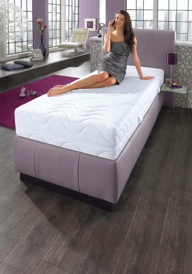 Beco Comfortschuimmatras KS Luxus Kies uit een polyester- of een natuurlijke katoenen bekleding! hoogte 27 cm - Foto 6