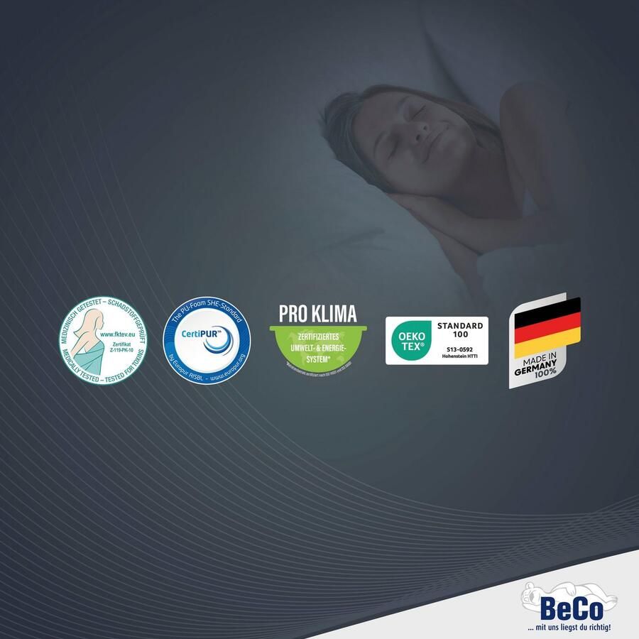 Beco Comfortschuimmatras Matras Selection MF matras in 90x200 cm en andere maten hoogte 14 cm - Foto 6