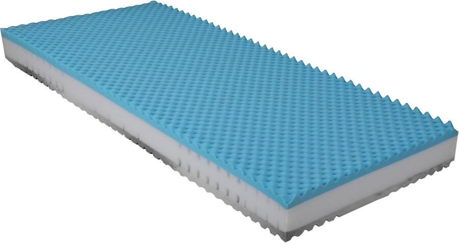 Beco Comfortschuimmatras Physio Cel matras 90x200 140x200 cm en andere maten Flexibele omkeerbare matras 7 zones H2+H3 of H3+H4 ademend hoogte 22 cm - Foto 6
