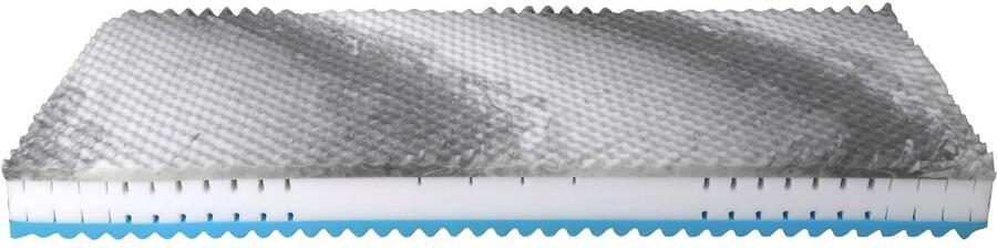 Beco Comfortschuimmatras Physio Cel matras 90x200 140x200 cm en andere maten Flexibele omkeerbare matras 7 zones H2+H3 of H3+H4 ademend hoogte 22 cm - Foto 9