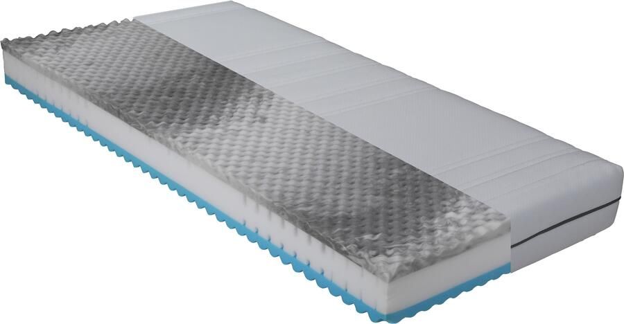 Beco Comfortschuimmatras Physio Cel matras 90x200 140x200 cm en andere maten Flexibele omkeerbare matras 7 zones H2+H3 of H3+H4 ademend hoogte 22 cm - Foto 7