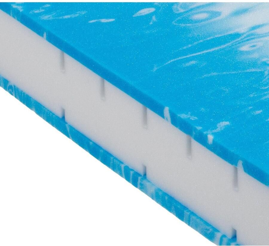 Beco Gelschuimmatras Duo gel comfort comfortabele matras in 90x200 140x200 cm en andere afm hoogte 20 cm