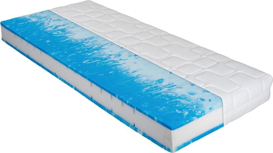 Beco Gelschuimmatras Duo gel comfort comfortabele matras in 90x200 140x200 cm en andere afm hoogte 20 cm - Foto 7