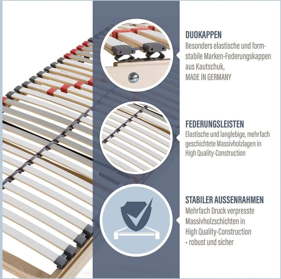 Beco Lattenbodem met motor Super Lux Elektro Ondersteunt de drukvermindering van het systeem van hart en bloedvaten (1 stuk) - Foto 4