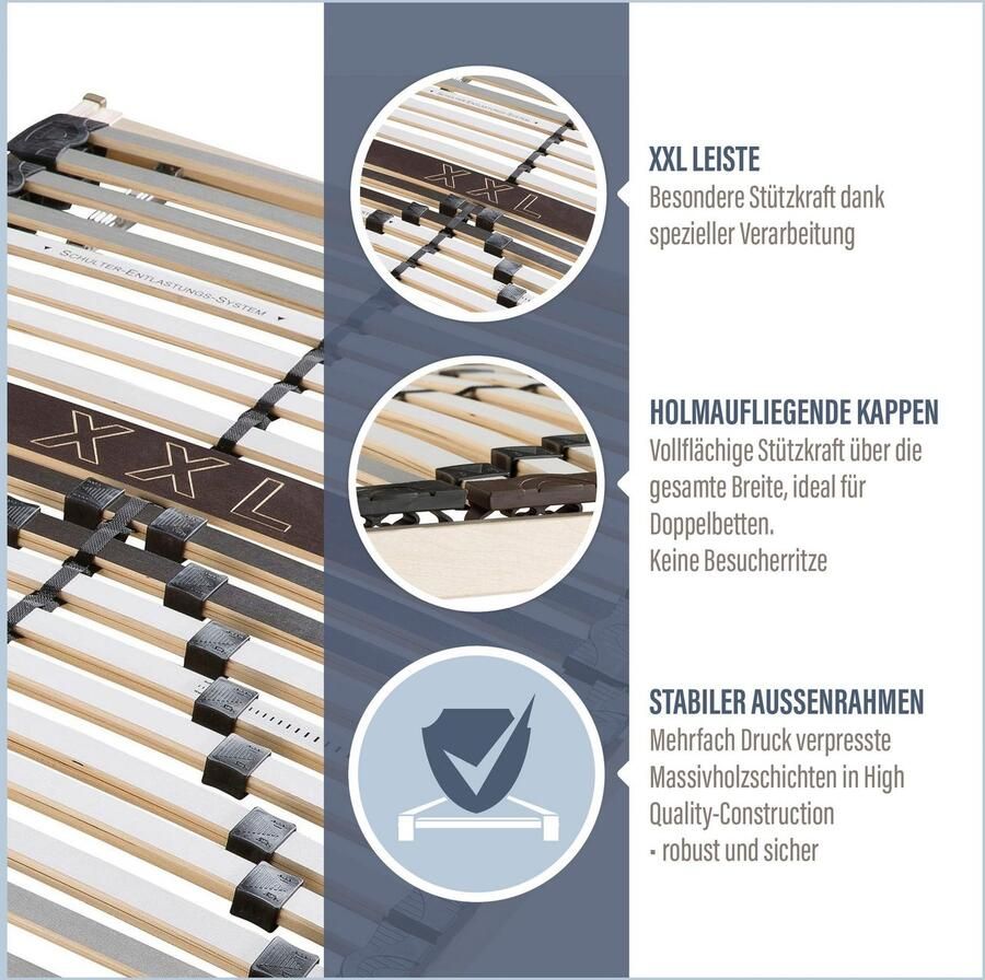 Beco Lattenbodem Universeel LR-K H 5 extra stabiel in hardheid 5 = extra stevig (1 stuk) - Foto 3