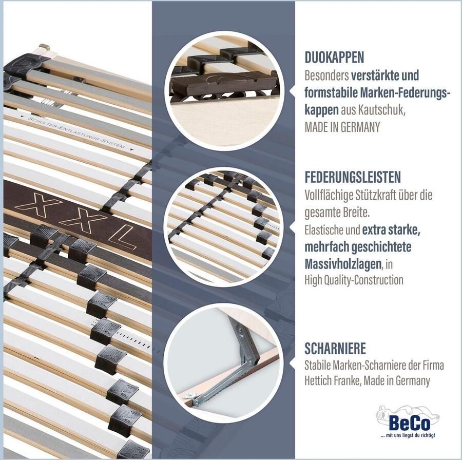 Beco Lattenbodem Universeel LR-K H 5 extra stabiel in hardheid 5 = extra stevig (1 stuk) - Foto 4